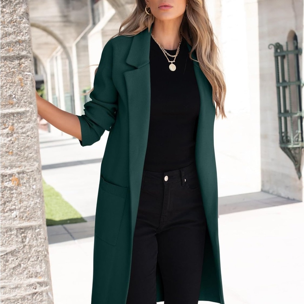 Stylish Green sweater Coat